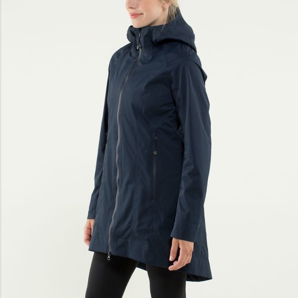 lululemon athletica Navy Hooded Ski/Snow Jacket